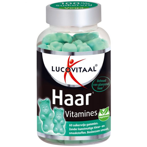 Lucovitaal Haar Vitamines Gummies Suikervrij
