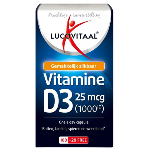 Lucovitaal Vitamine D3 25 mcg