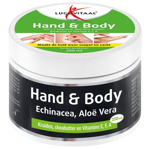 Lucovitaal Hand & Body crème Echinacea, Aloë Vera 250 ml