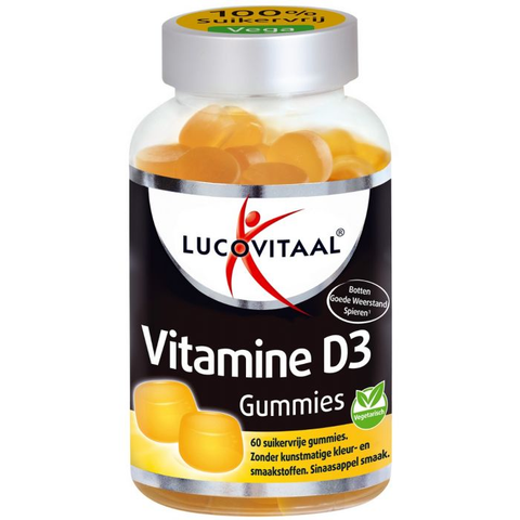 Lucovitaal Vitamine D3 Gummies Suikervrij