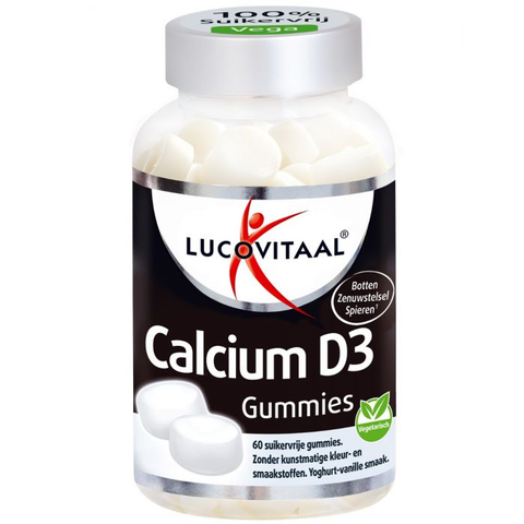 Lucovitaal Calcium D3 gummies Suikervrij