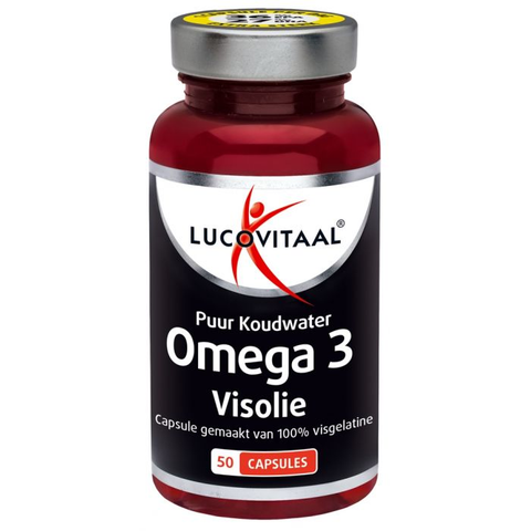 Lucovitaal Puur Omega 3 Koudwater Visolie 50 capsules