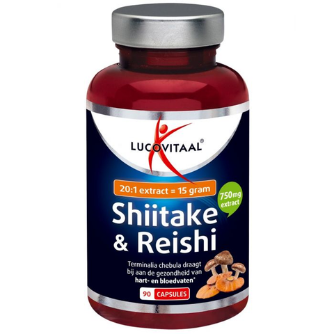 Lucovitaal Shiitake & Reishi 90 capsules