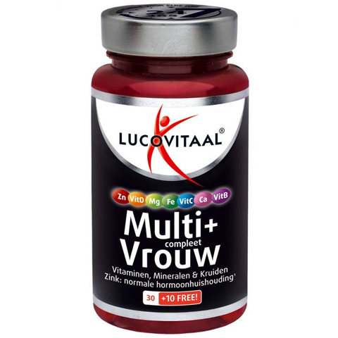 Lucovitaal Multivitamine Vrouw 40 tabletten