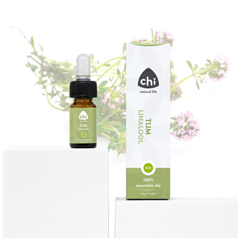 Chi Tijm, linalol etherische olie, biologisch