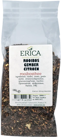 Erica Rooibos gember citroen