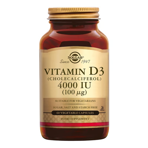 Solgar Vitamin D-3 4000 IU /100 µg (vitamine D uit wolvet)