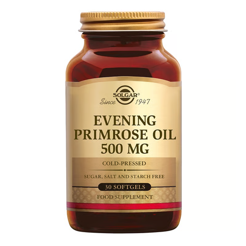 Solgar Evening Primrose Oil 500 mg (teunisbloemolie, GLA)