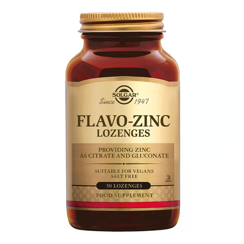 Solgar Flavo Zinc lozenges (zink zuigtabletten)