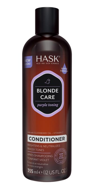 Hask blonde care purple toning conditioner